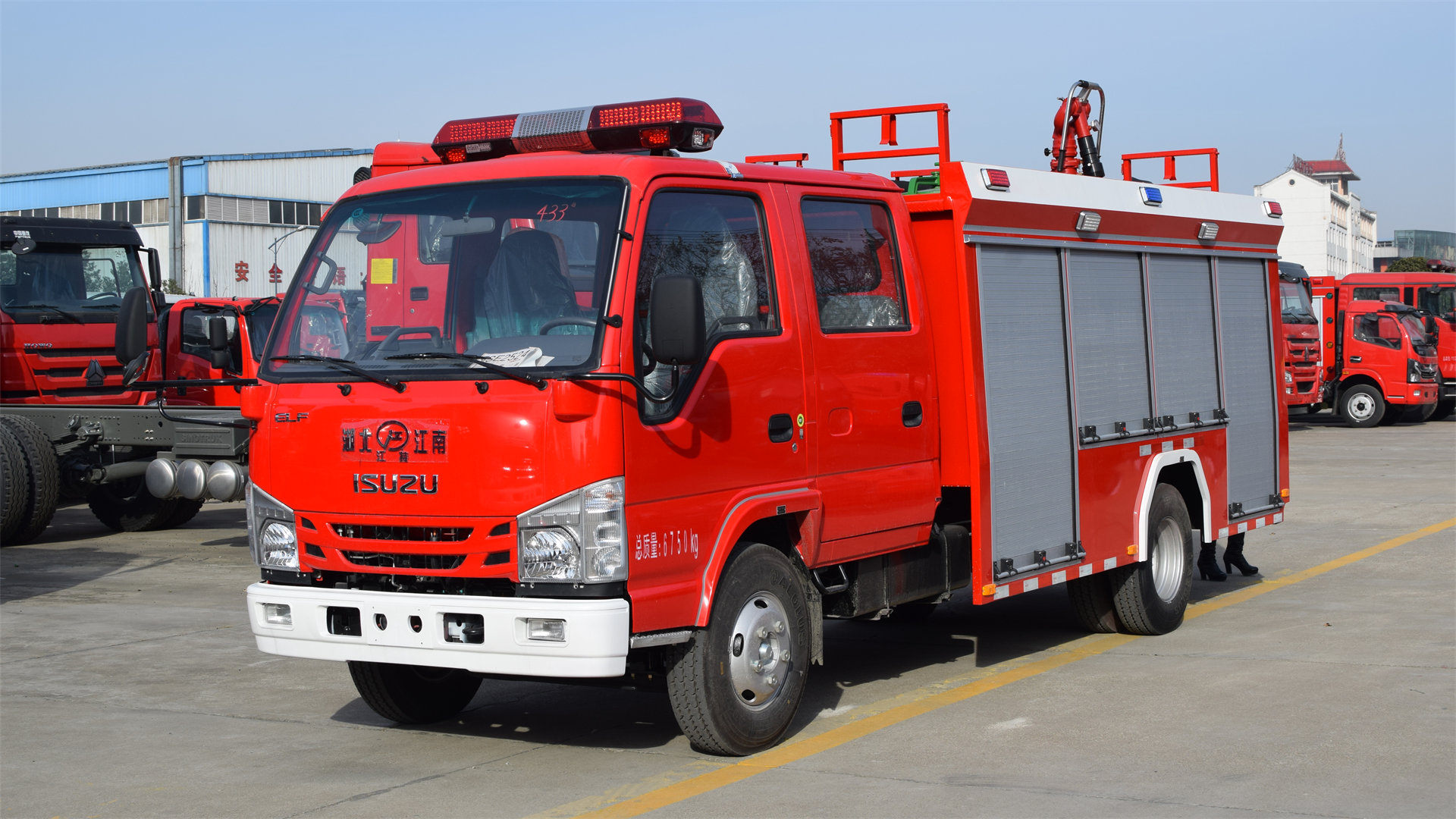 慶鈴600P 2噸水罐消防車(chē)