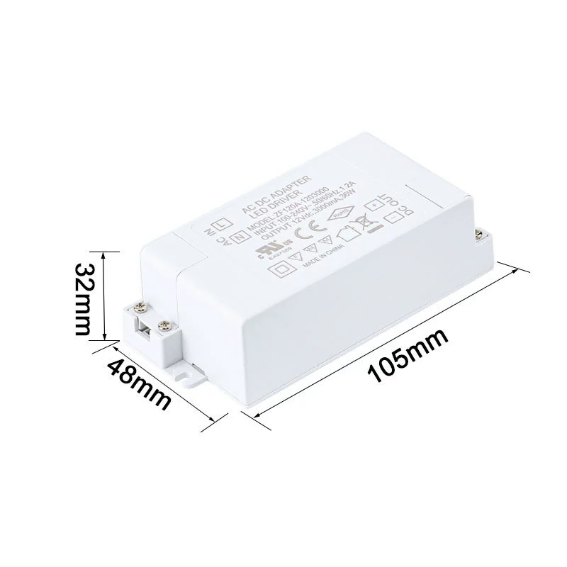 36W led驅(qū)動電源UL/CE認證12V3A/24V1.5A